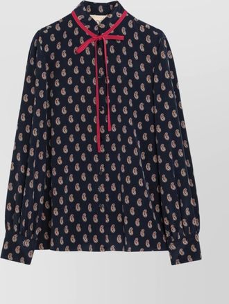 Valentino silk shirt paisley print