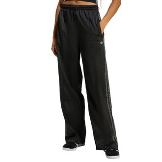 adidas Training Trousers, female, Black, Size: M Pearl Firebird Loose Trackpants