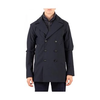 Hetreg&oacute; Heren, Jassen, Blauw, Maat: XS Leer