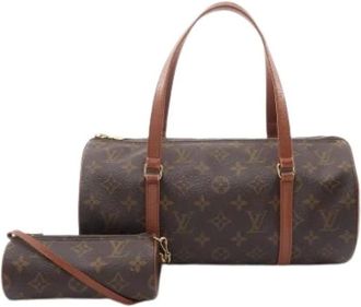 Louis Vuitton Pre-owned Handbags, female, Brown, Size: ONE SIZE Pre-owned Canvas Handbag
