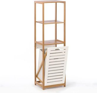 OEM Estante Para Cesta De Ropa De Bamb&uacute; 36x33x130 Srb23 Begryf