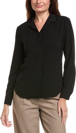 Lafayette 148 New York Slim Hidden Closure Blouse