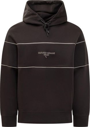 Emporio Armani Dark Brown Hood Sweatshirt