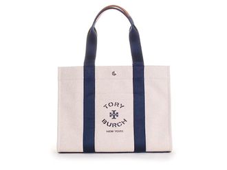 Tory Burch Tory Tote Handbags Natural, Cotton/Polyester