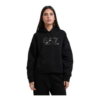Emporio Armani Donna, Felpe, Nero, XL, new