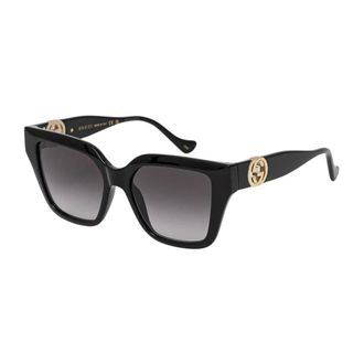 Gucci Zonnebrillen - Dames - Accessoires - Zwart - Maat: 54 MM