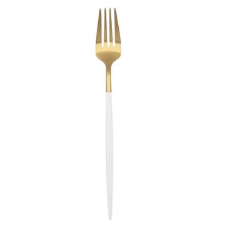 Bidasoa C12 Tenedor Mesa Bicolor Oro-blanco Gio - Adi
