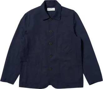 Universal Works Hombre, Chaquetas, Azul, Talla: S