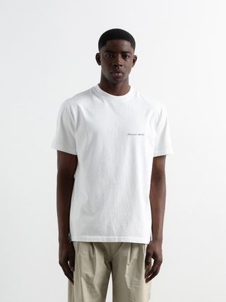 Edmmond Studios Banquet Hall Print T-Shirt in Plain White at Nordstrom, Size Xx-Large