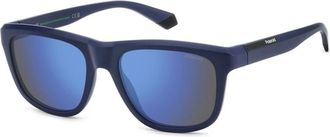 Polaroid PLD 2163/S Fll(5X) Zonnebril - unisex - Zonnebrillen - Blauw - 54 MM - Accessoires