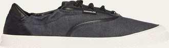 Moncler Mens Vera Leisure Denim Low-Top Sneakers