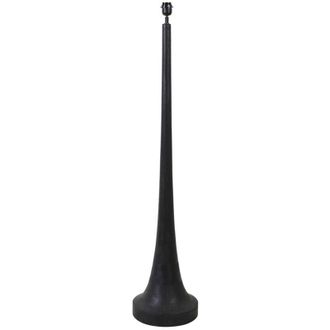 Light & Living L&aacute;mpara De Pie - Jovany - Negro - Madera - - Light&living