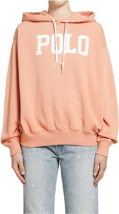 Polo Ralph Lauren Hoodies - Dames - Hoodies - Oranje - L - Hoodies & sweatvesten