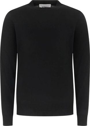 Alpha Studio Au7020C 1002 Maglia Girocollo - - Knitwear - Uomo - Nero - L