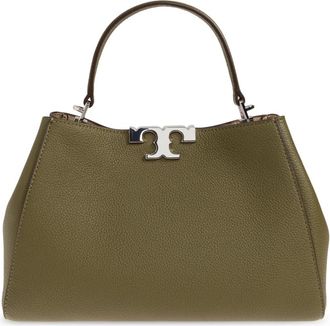 Tory Burch Eleanor Soft Medium Satchel - Dames - Handtassen - Groen - ONE Size - Leer - Tassen