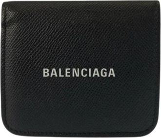 Balenciaga Pre-owned Wallets, female, Black, Size: ONE SIZE Pre-owned Vintage Bi-fold Wallet