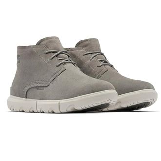 Sorel Mens Sorel Explorer Next Drift Boots Gray Suede Waterproof Chukka RHS7673