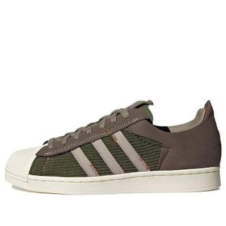 adidas Superstar Shoes Canvas Black Gum GY0010