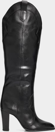 Schutz Miller Up 95MM Leather Boots