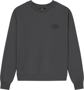 A.P.C. Relaxed Fit Crewneck Sweatshirt in Soft Organic Cotton