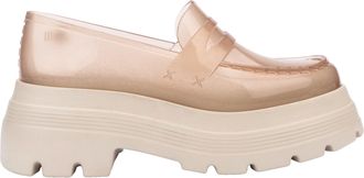 Melissa Womens Royal High x Undercover Beige/Beige Transparent Slip On - Size UK 6