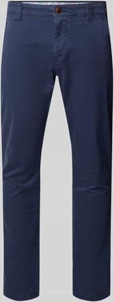 Tommy Jeans Regular Fit Chino aus Baumwoll-Mix Modell SCANTON in Marine, Gr&ouml;&szlig;e 28/30