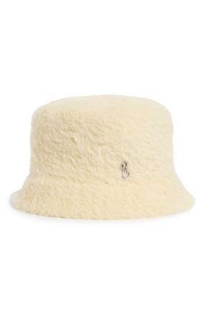 Steve Madden Soft Fuzzy Bucket Hat in Pannacotta at Nordstrom Rack