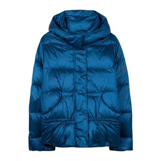 Luisa Cerano Jassen, Dames, Blauw, L, Nylon, Donsjas voor Buiten