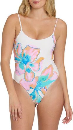 Billabong Sweet Escape Sloane One-Piece Swimsuit in Salt Crystal at Nordstrom, Size X-Small