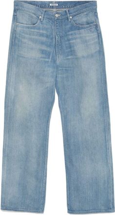 Auralee Faded Selvedge Jeans - Mens - Cotton