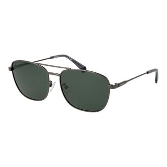 Polaroid Mens Gray Stainless Steel Sunglasses - Grey - One Size