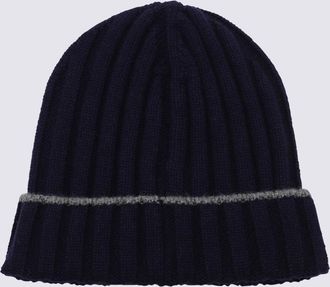 Brunello Cucinelli Hats Blue And Green-Uomo