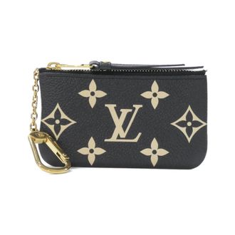 Louis Vuitton Monogram Empreinte Beige Black Leather Coin Purse/Coin Case (Pre-Owned)