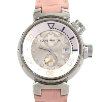Louis Vuitton Pre-owned Roestvrijstalen Horloge - Dames - Vintage Horloges - Grijs - ONE Size - Vintage