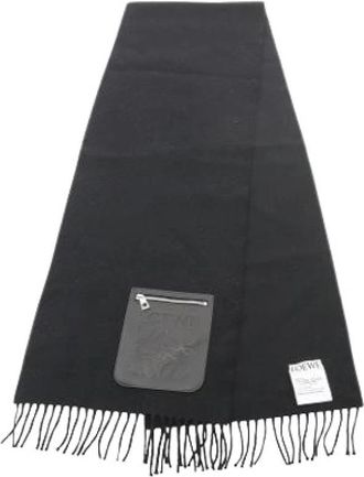 Loewe Pre-owned Shawl - Dames - Vintage Accessoires - Zwart - ONE Size - Wol - Vintage