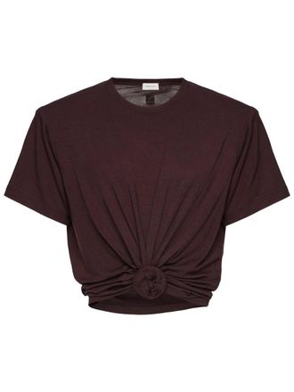 Magda Butrym T Shirt With Knot