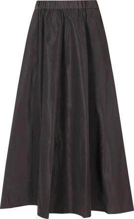 Aspesi Mia Skirt - Dames - Midirokken - Grijs - S - Polyester - Rokken