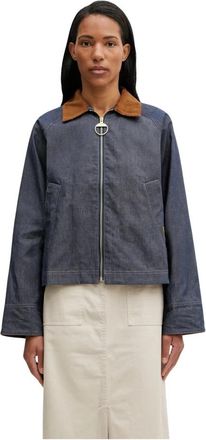 Barbour Freckleton Jas - Dames - Zomerjassen - Blauw - L - Katoen - Jassen