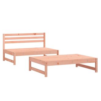 vidaXL Juego De Muebles De Jard&iacute;n 2 Pzas Madera Maciza Abeto Douglas Vidaxl