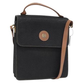 Valentino Pre-owned Vintage Crossbody Tas - Dames - Pre-owned - Zwart - Maat: ONE Size Leer