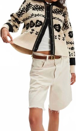 Free People Shelby Cardigan In Neutral Combo