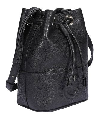 Ferragamo SALVATORE FERRAGAMO City Womens 726264 Black Shoulder Bag