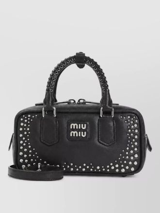 Miu Miu arcadie studded leather mini bag