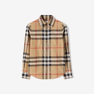 Burberry Check Cotton Shirt