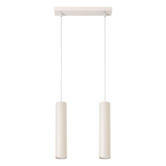 Sollux Lighting L&aacute;mpara de techo beige acero alt. 30 cm