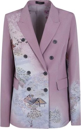 Ibrigu Double Breasted Komon Kimono Jacket