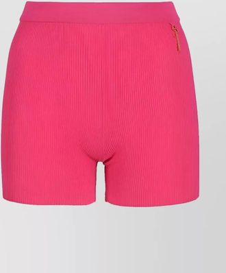 Jacquemus viscose short shorts