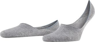 Falke Step Cotton No Show Socks in Light Grey Melange at Nordstrom, Size Medium