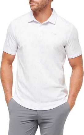 Travis Mathew Warmer Tides Scoop Polo in White at Nordstrom Rack, Size Xx-Large