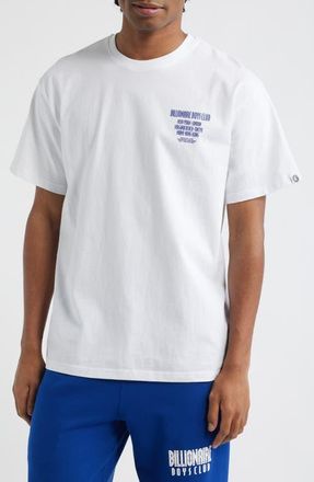 Billionaire Boys Club Camp Graphic T-Shirt in White at Nordstrom, Size Xx-Large